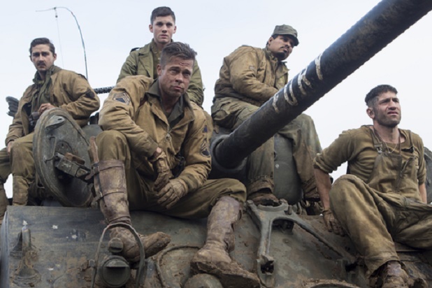 Brad Pitt;Shia LaBeouf;Logan Lerman;Michael Pena;Jon Bernthal